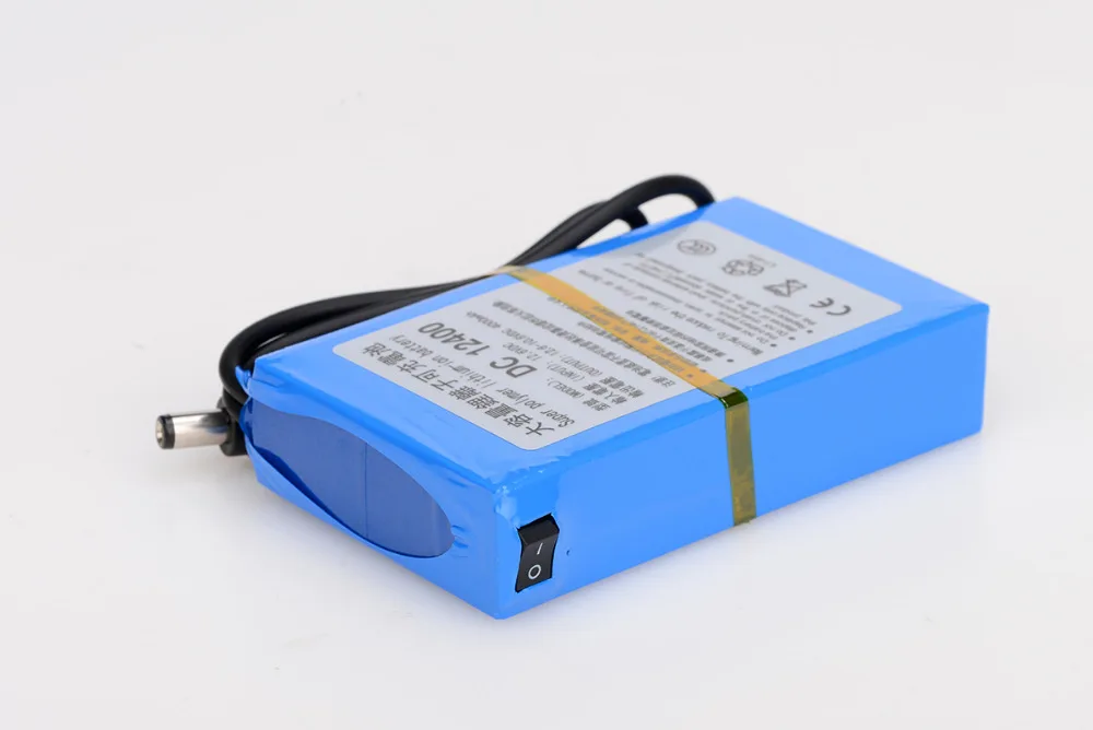 MasterFire 20 компл./лот AC/DC 12V 4000 мА/ч, супер портативный, перезаряжаемый Батарея переключатель литий-ионные аккумуляторы пакет с вилкой DC 12400