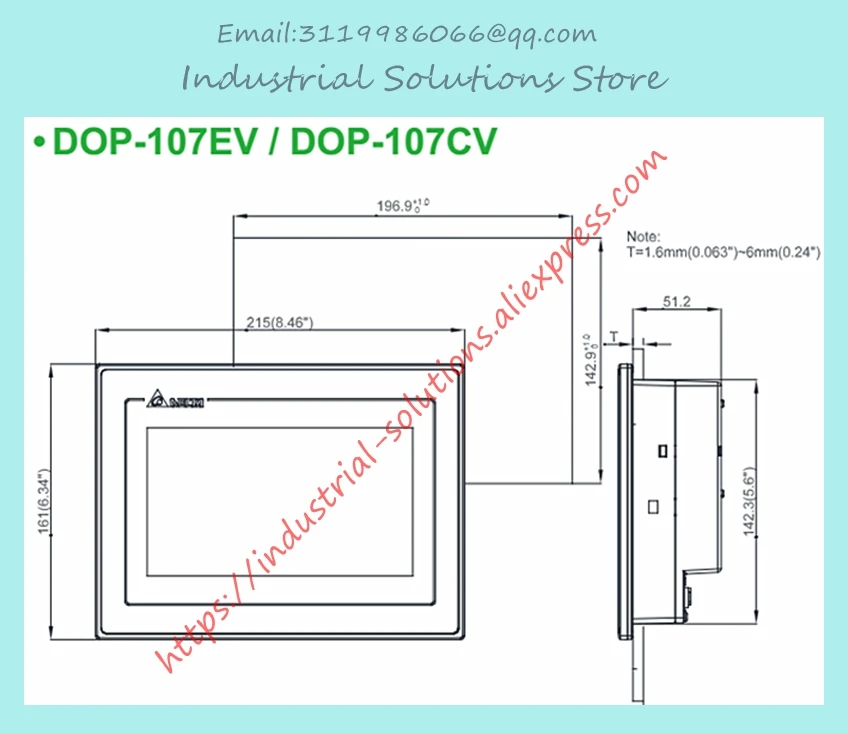 10,1 дюймовый HMI DOP-B10S411 DOP B10S411 обновлен до DOP-110CS USB хост TFT 1024*600 256 Мб