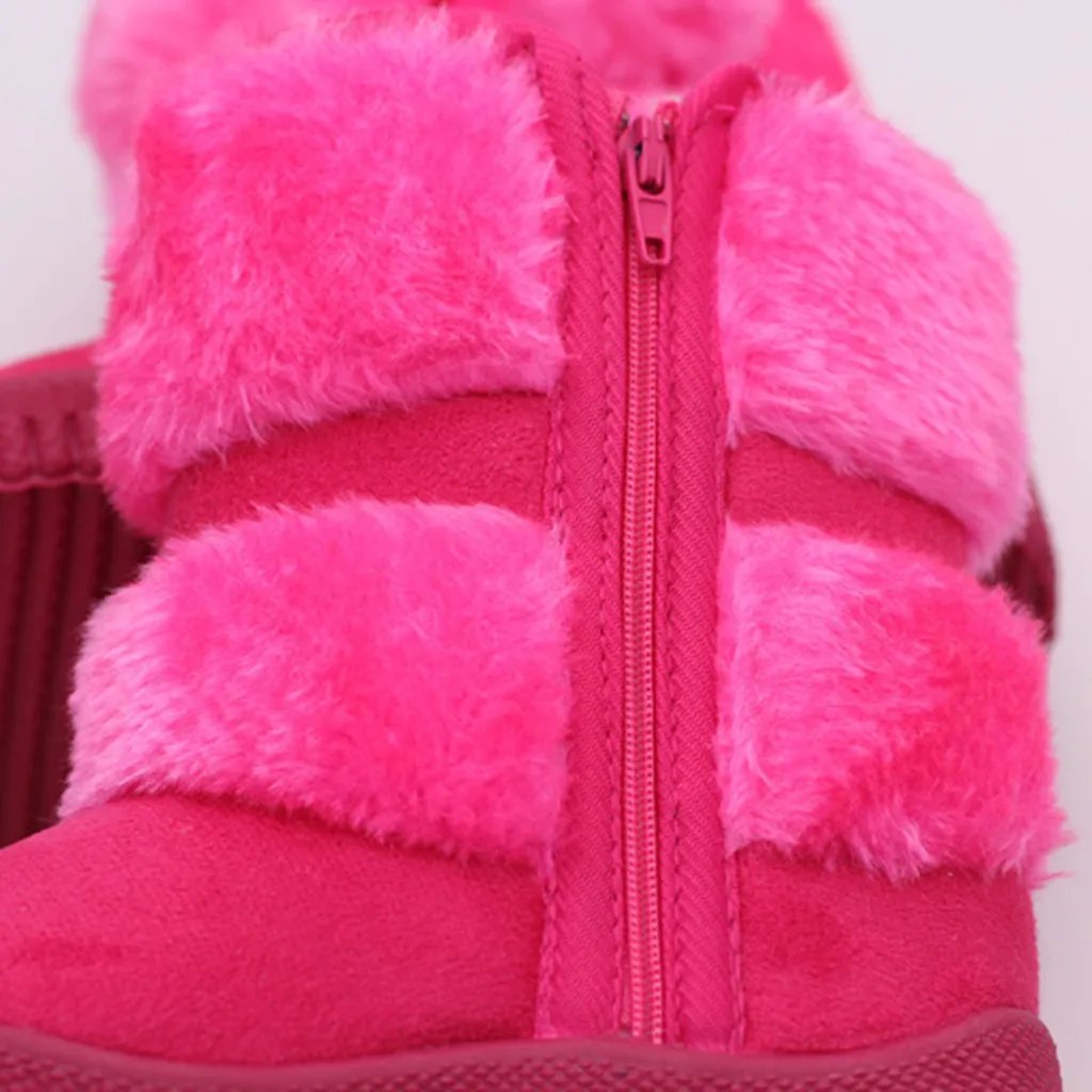 Зимняя Классическая Удобная хлопковая обувь для маленьких мальчиков и девочек детские теплые ботинки детские зимние ботинки для подростков зимние ботинки для мальчика