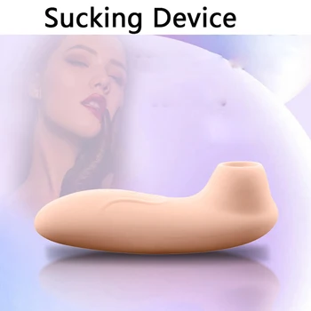 Strong sucking Sucking mini chest Suck clitoris 2 in 1 sucking and flapping vibrator Enjoy sex toys for Woman Men Adult USB 1