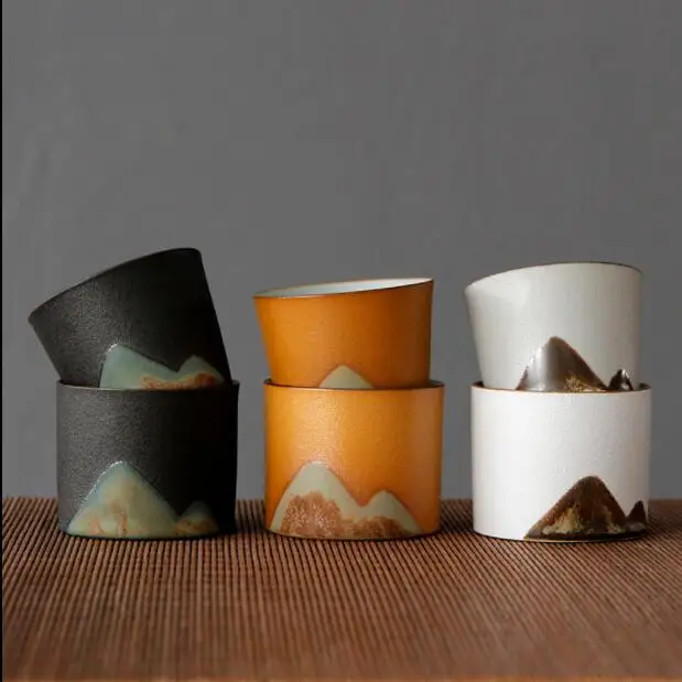 

Ceramic Tea Cup Chinese Kung Fu Tea Set Porcelain Teacup Small Tea Bowl Gift 1pc