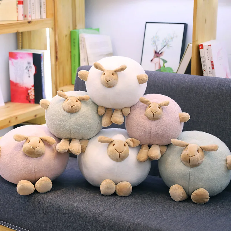 

15cm/25cm Cartoon Sheep Doll Plush Toys Baby Birthday Lovely Soft Fluffy Plush Toys For Children Girls Kids Christmas Gifts