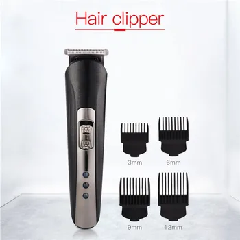 

USB Rechargeable Men Electric Cutter Hair Clipper Beard Trimmer Haircut Machine Barber Shaver Razor Hair Cutting Styling