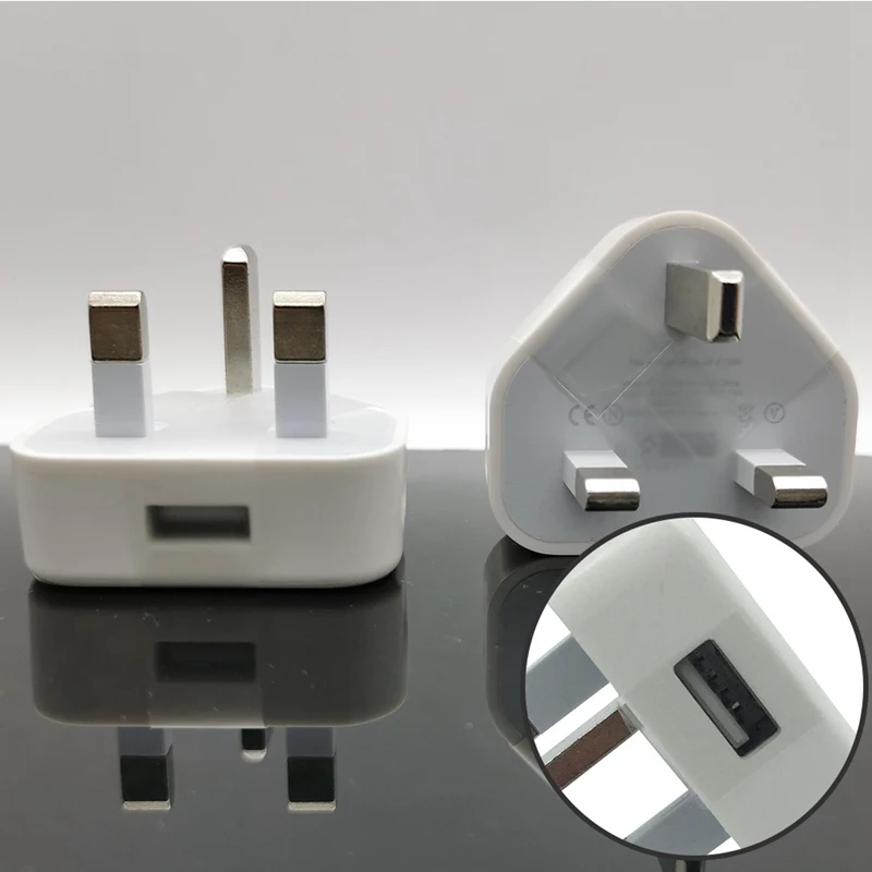 Usb type-A порт зарядное устройство адаптер универсальная треугольная пробка зарядное устройство вилка Великобритании зарядное устройство адаптер