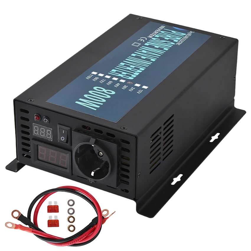 Новый RBP-800S 800 Вт 12 В/24 В/36 В/48 В/60 в до 220 В инвертор немодулированного