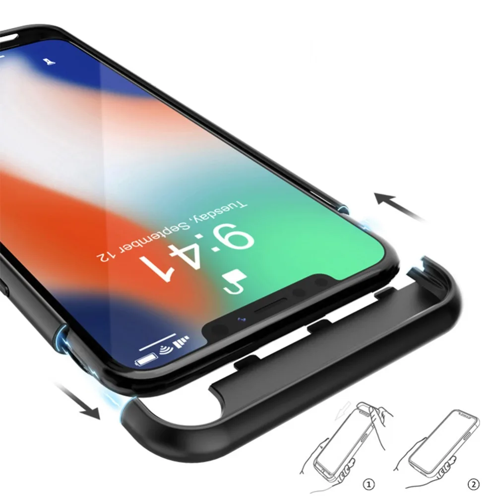 Battery Charger Case For iPhone SE 5SE 5 5S Cover 4000mAh Charging Powerbank Case For iPhone 5 6 7 8 X XR XS XS MAX Battery Case Battery Charger Case For iPhone SE 5SE 5 5S Cover 4000mAh Charging Powerbank Case For iPhone 5 6 7 8 X XR XS XS MAX Battery Case