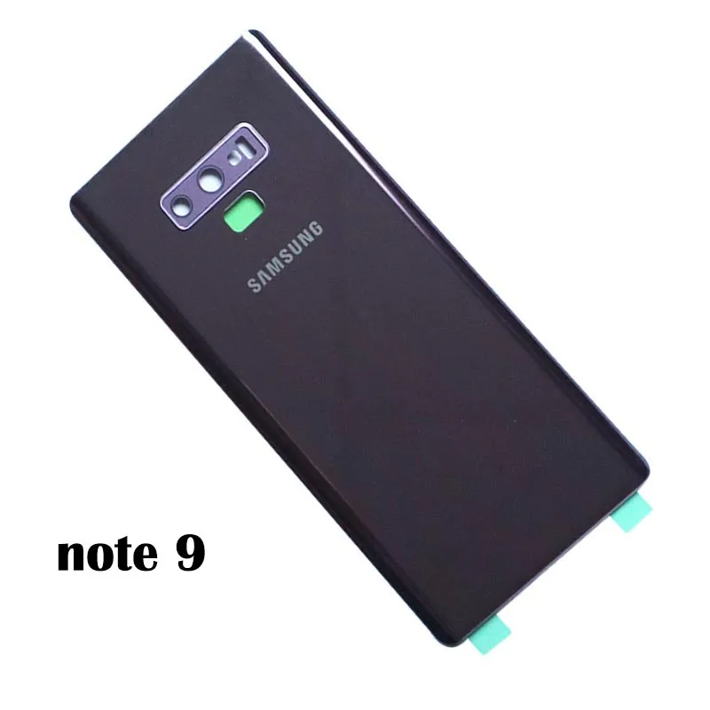 Note 9 Purple Samsung Note 8 Note9 Батарея задняя крышка Корпус для samsung Galaxy Note 9 N960 SM-N960F Note8 N950 SM-N950F сзади Стекло чехол - Цвет: Note 9 Purple