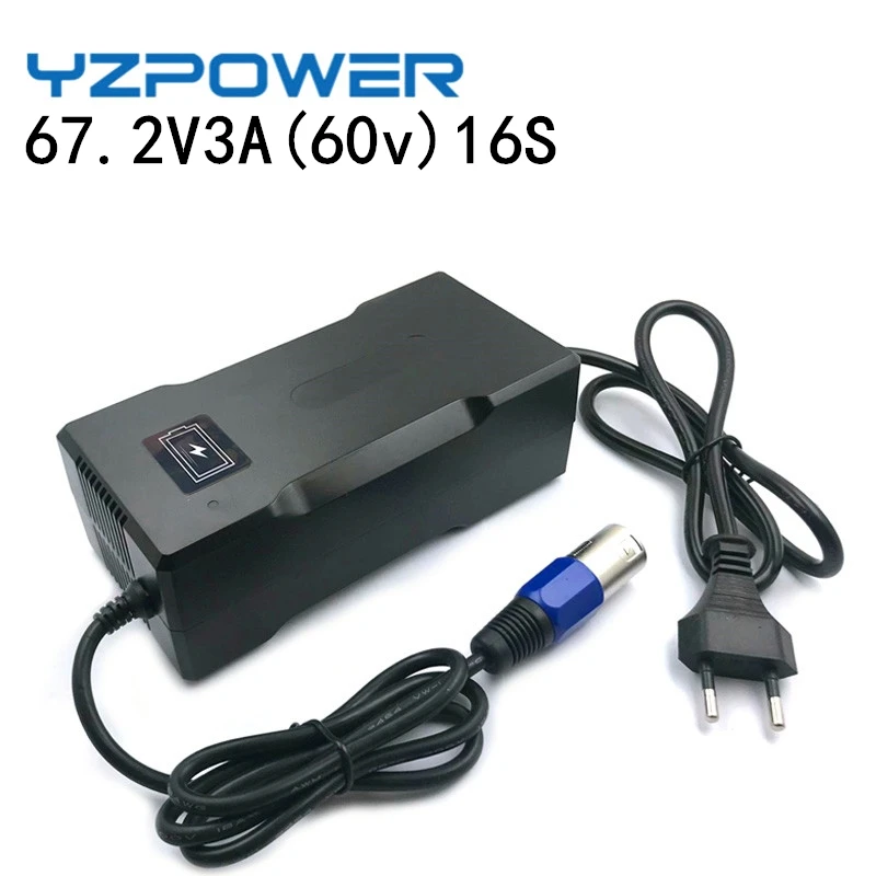 Интеллектуальное зарядное устройство для скутера YZPOWER 67 2 В 3 А литиевая батарея