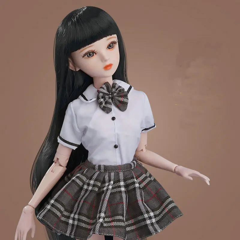 Handmade BJD Doll 1/3 Full Set 60cm Fashion Beautiful Girl Ball-Jointed Collectible Dolls Like Real Joint Doll Gift For Girl Toy 5 Handmade BJD Doll 1/3 Full Set 60cm Fashion Beautiful Girl Ball-Jointed Collectible Dolls Like Real Joint Doll Gift For Girl Toy 5