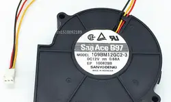 Бесплатная доставка 109BM12GC2-3 DC 12V 0.68A 97x97x33mm квадратный вентилятор сервера