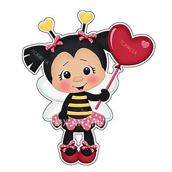 

Love Heart Bee Boy and Girl Metal Cutting Dies Cute Gift Doll Stencil For DIY Scrapbooking Card Decorative
