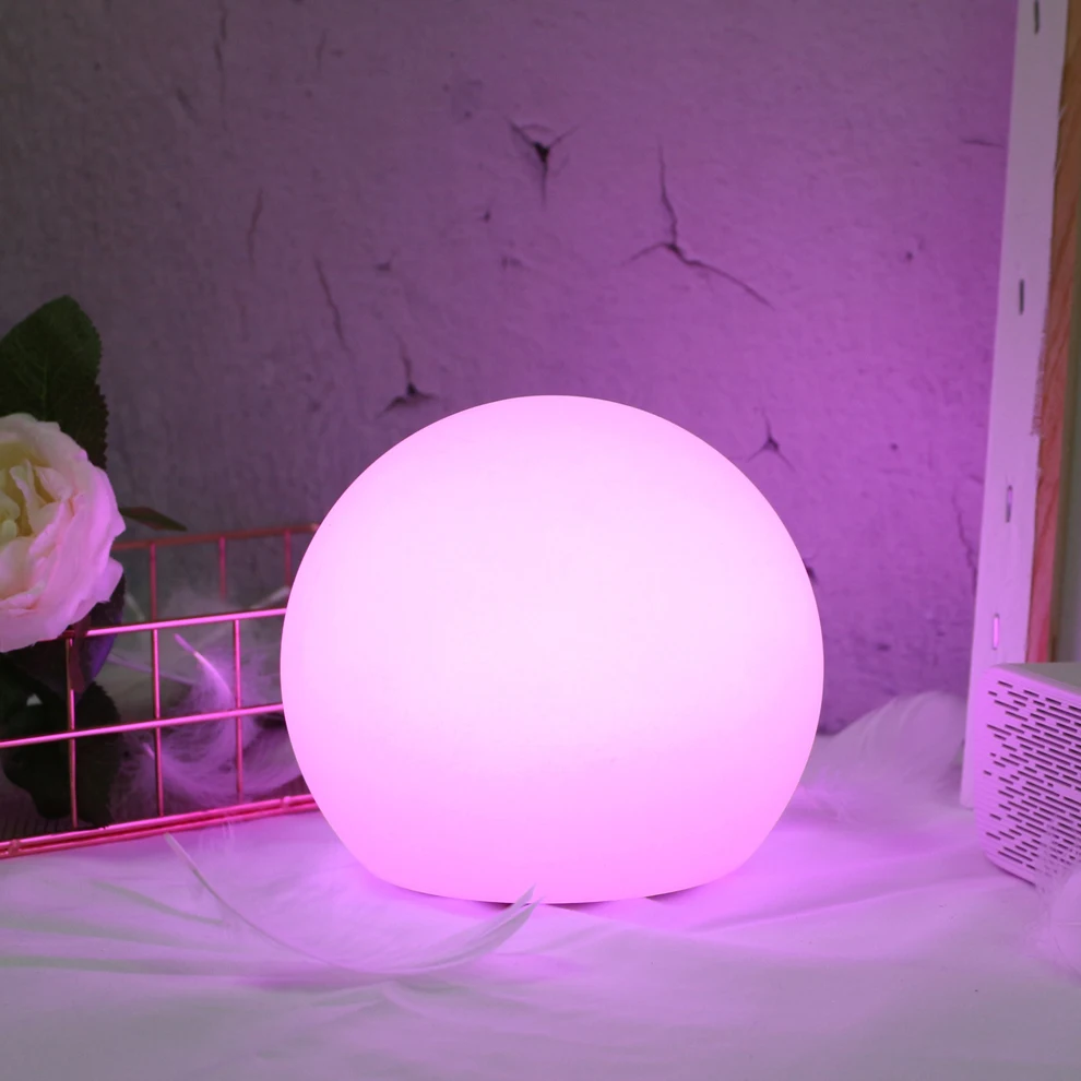 D15/20 см мяч WiFi умный стол с сигналами "красный-зеленый-синий светодиодный лампа работает с Amazon Alexa Google Home голосовое Управление мобильное приложение светодиодный окружающей среды ночные огни
