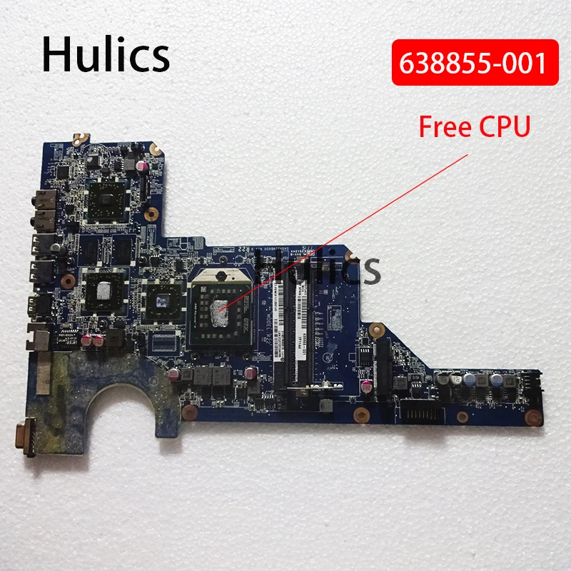 

Hulics Used For HP G4 G6 G7 Laptop Motherboard 638855 638855-001 DA0R22MB6D0 Main Board