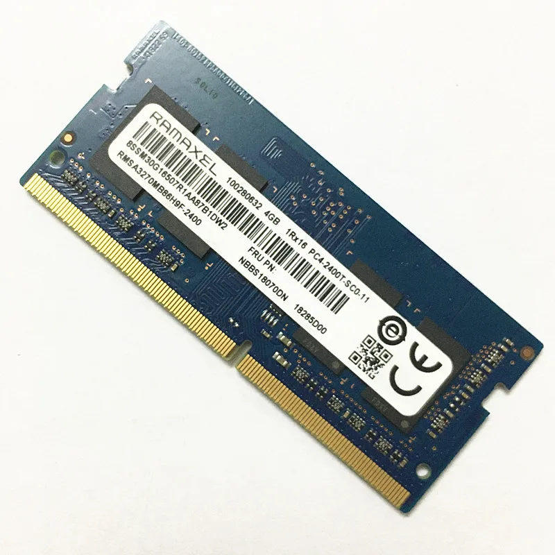 DDR4 laptop rams 4gb 2400mhz Ramaxel 4GB 1Rx16 PC4-2400T-SC0