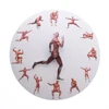Human Body Art Anatomical Running Man Minimalist Wall Clock Male Anatomy Musculature Clock Muscle In Action Watch Medical Décor 1