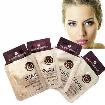 

4pcs Face Mask Set Various Extracts Hyaluronic Acid Masks Moisturizing Whitening Skin Care Masks Trial Cosmetics Sample