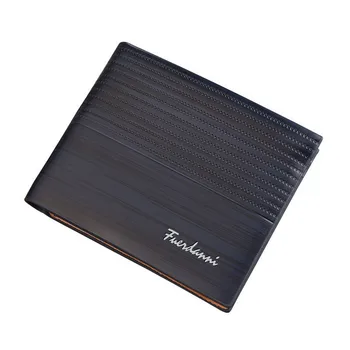 

Men's Wallet Men's Leather Short Fashion Horizontal Multi-card Pocket Wallet Personalized New Student CardHolder