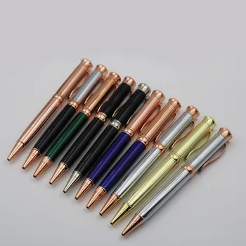 

Free shipping 500pcs/lot customized logo metal pen; crystal metal pen; promotional ballpoint pen; writing pen mp168