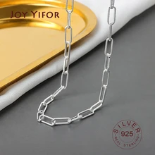 Реальные 925 стерлингового серебра элегантные hollowout цепи Геометрическая подвеска ожерелье ювелирных украшений для женщин бижутерия для свадьбы, вечеринки Реальные 925 стерлингового серебра элегантные hollowout цепи Геометрическая подвеска ожерелье ювелирных украшений для женщин бижутерия для свадьбы, вечеринки