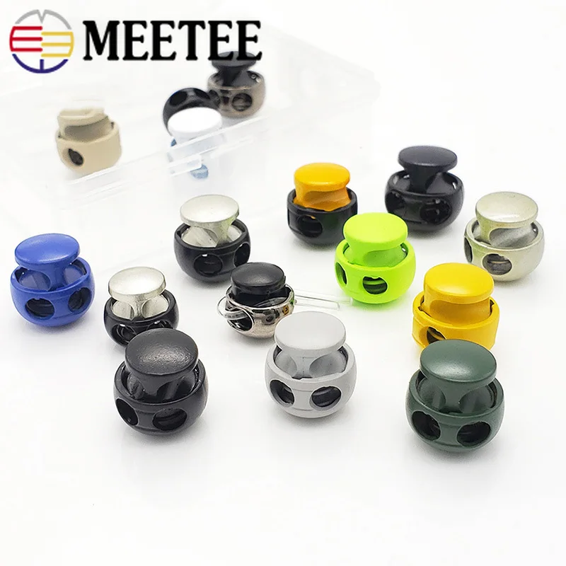 Meetee 20pcs Metal Stipper Spring Cord Lock Buckle Hat Adjustment End Snap Hook DIY Clothing Decoration Button Accessories | Дом и сад