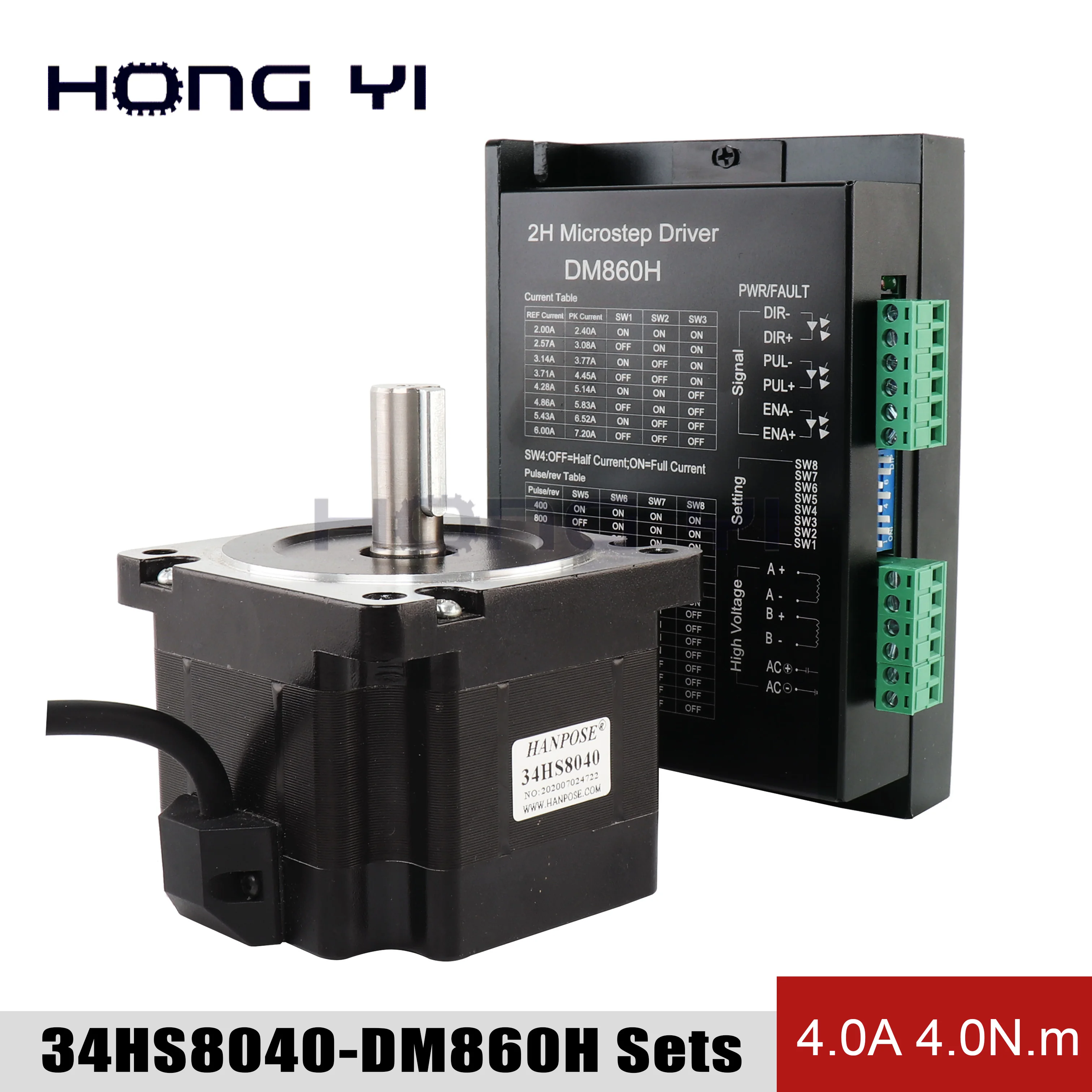 Шаговый двигатель NEMA 34 86x80 мм 4 нм а 14 34HS8040 + DM860H | Обустройство дома
