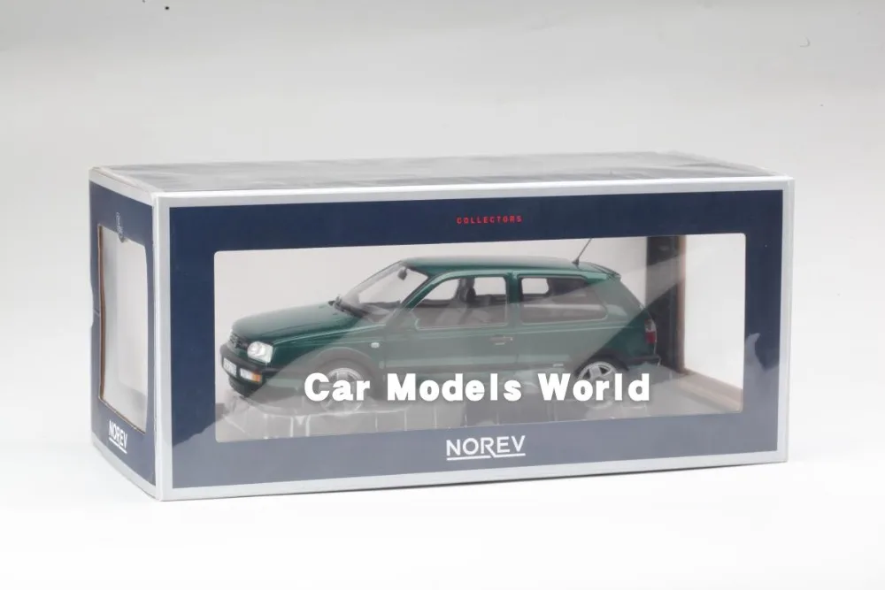 Литая модель автомобиля для Norev Golf VR6 1996 1:18(зеленый)+ маленький подарок