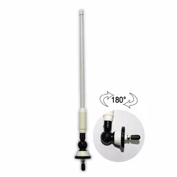 Antenne Radio pour bateau marin, en caoutchouc, étanche, Flexible, modulateurs FM AM pour voiture, Yacht, ATV, UTV, RV, tracteur 