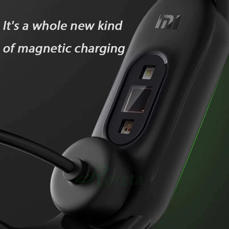 USB кабель Roreta для зарядки умных часов Xiaomi Mi Band 3/4/5 быстрой