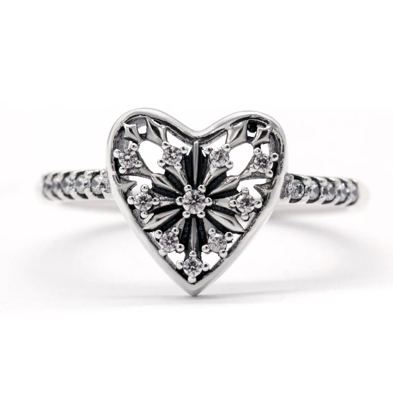 Женское кольцо из стерлингового серебра 925 пробы на палец с кубическим цирконием