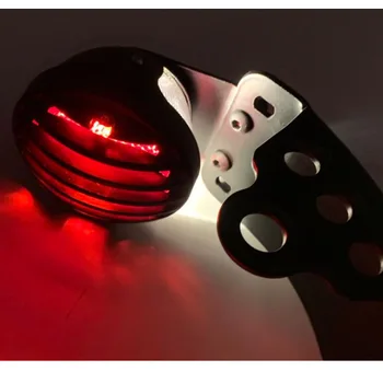 

Black Motorcycle Side Mount Tail Light License Number Plate Bracket For Harley Sportsters Bobber Chopper Rear Stop Light