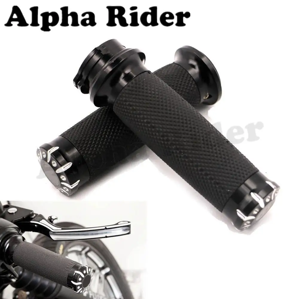 1 &quot25 мм Руль с ЧПУ рукоятка для Suzuki Honda Harley Sportster Touring Road Street Electra Gilde Dyna Softail