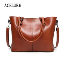 ACELURE, одноцветные женские сумки через плечо, простой стиль, повседневные сумки, женские Сумки из искусственной кожи, сумки через плечо, женские повседневные сумочки