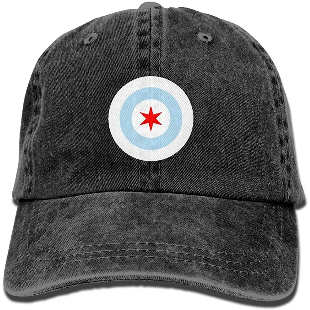 YELOFISH взрослая бейсбольная Регулируемая Кепка из хлопка с флагом Чикаго