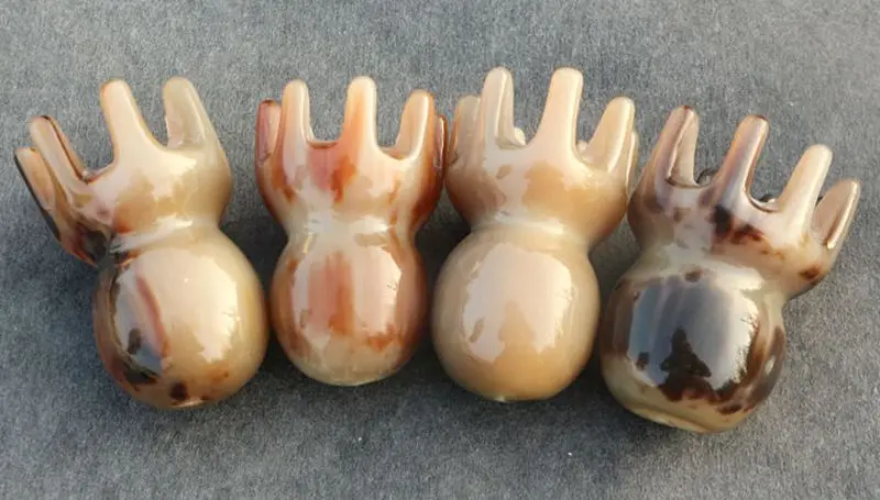 Natural White Horn Octopus Comb Head Meridian Scraping Scalp Massage Brush Acupuncture Spa Gua Sha Therapy Massage Relax Tool