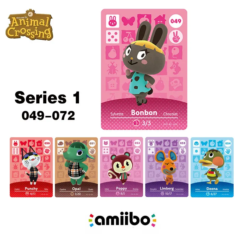 NFC печатная карта переключатель игр серии 1/2/3/4 Mini Amiibo скрещивание животных новые