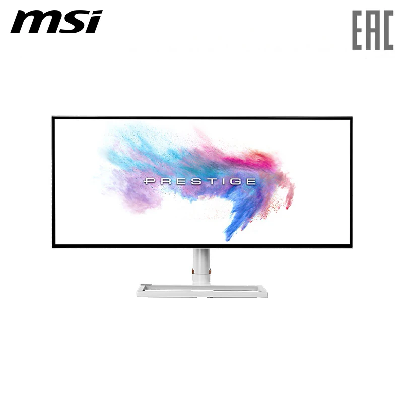 Монитор MSI Prestige PS341WU 34&quot 5K2K WUHD(5120x2160(матовый))/60Hz/8ms/2хHDMI(2.0)/DP/1x Type C (DP)/4xUSB/8.2kg/WHITE |