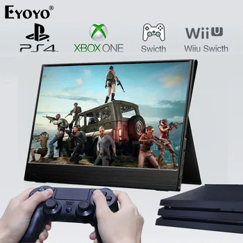 

Eyoyo 12.5" IPS Thin Portable Gaming monitor HDMI Type USB C LCD screen 1440P 1080P Xbox PS4 Switch Display For PC Laptop Phone