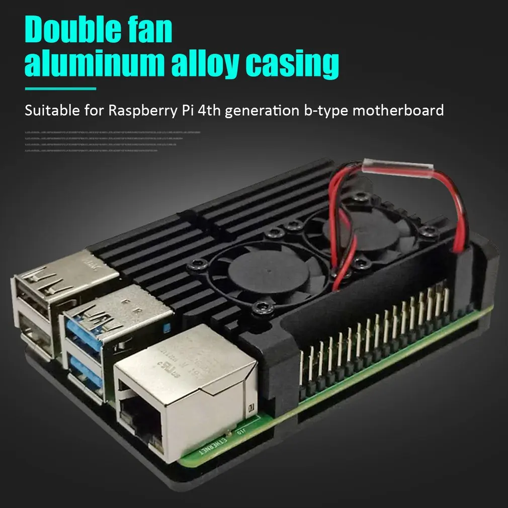 Новый алюминиевый радиатор с ЧПУ защитный корпус теплоотвод для Raspberry Pi 4