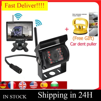 

Car Truck WIFI Wireless Backup Camera 7 Inch Digital Monitor Screen wth Rearview Camera Parking Reverse Camera for RV Truck