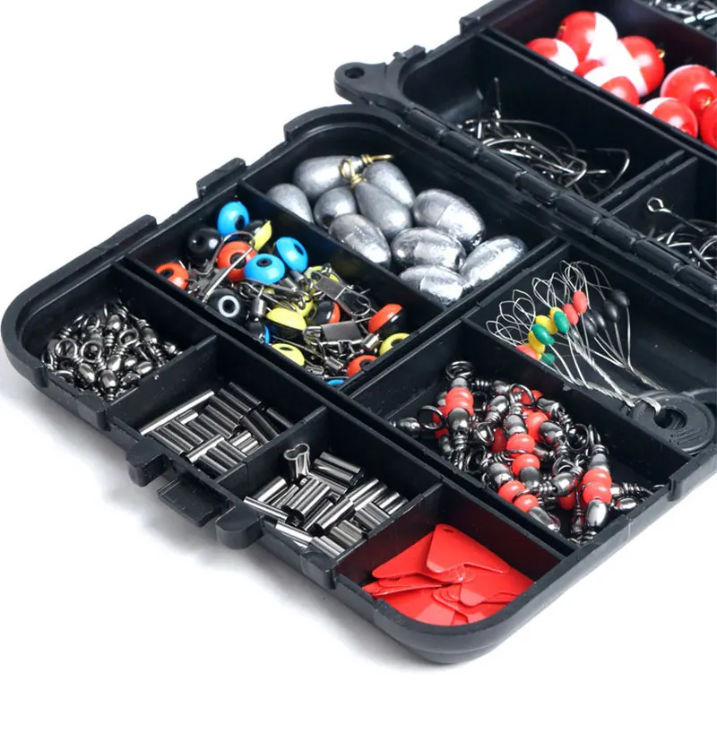 Kit De Pêche 60 Leurres Leurres Pour Basse Et Carnassiers - Hameçons, Appâts, Boîte De Rangement
