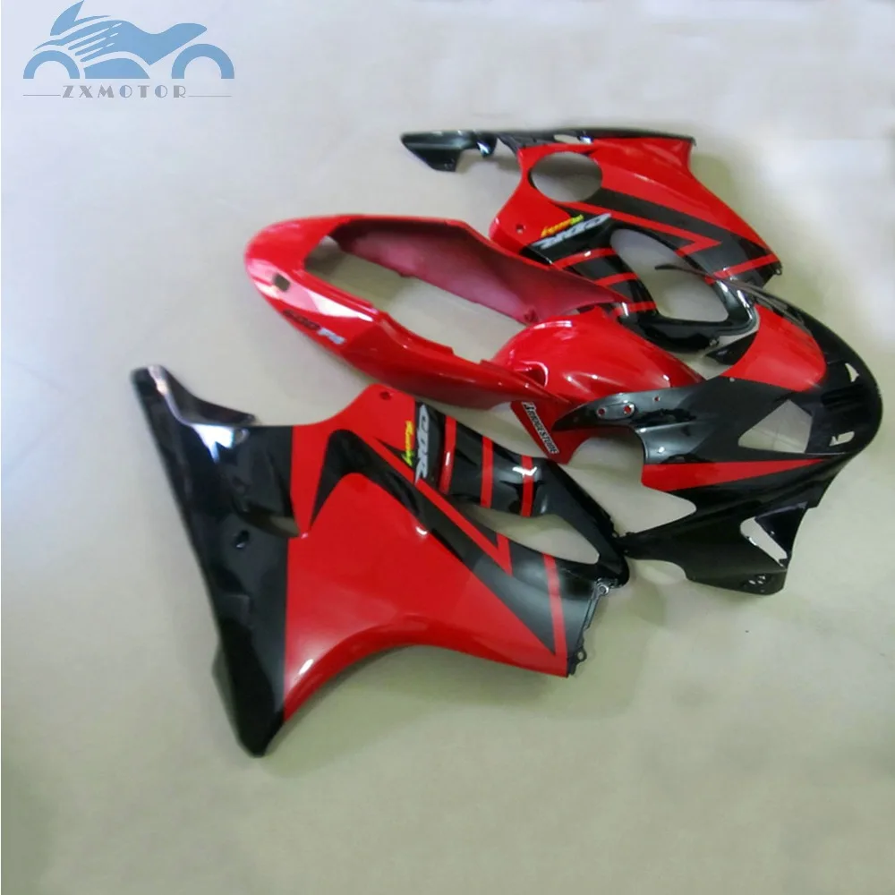 Подходит для HONDA мотоциклетные CBR 600 F4 1999 2000 части обтекателя красный черный CBR600 F4 99 00 Обтекатели послепродажного оборудования QY67