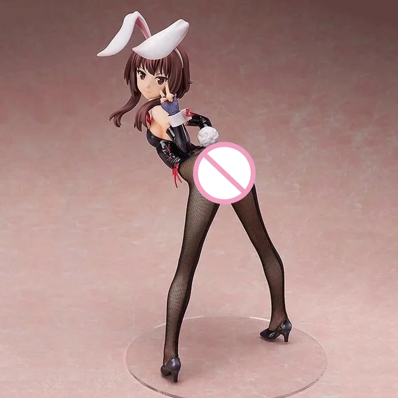Modelos de Coleção de Brinquedos de Bonecas Shukuku o 33cm! Anime Kono Subarashii Sekai 2 Megumin Action Figure Pvc Estilo b 1 - 4 Coelho Ver. ni 4 High Quality Brinquedos e hobbies