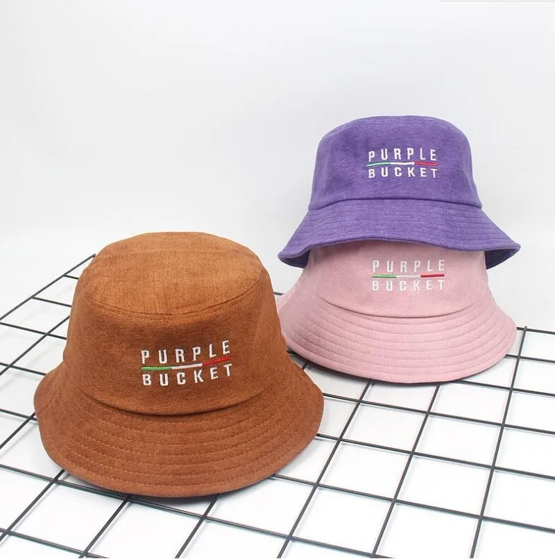 Осенне-зимняя Панама Вельветовая унисекс Bob Caps Хип-хоп Gorros Мужская и женская панама теплая ветрозащитная Рыбацкая шапка
