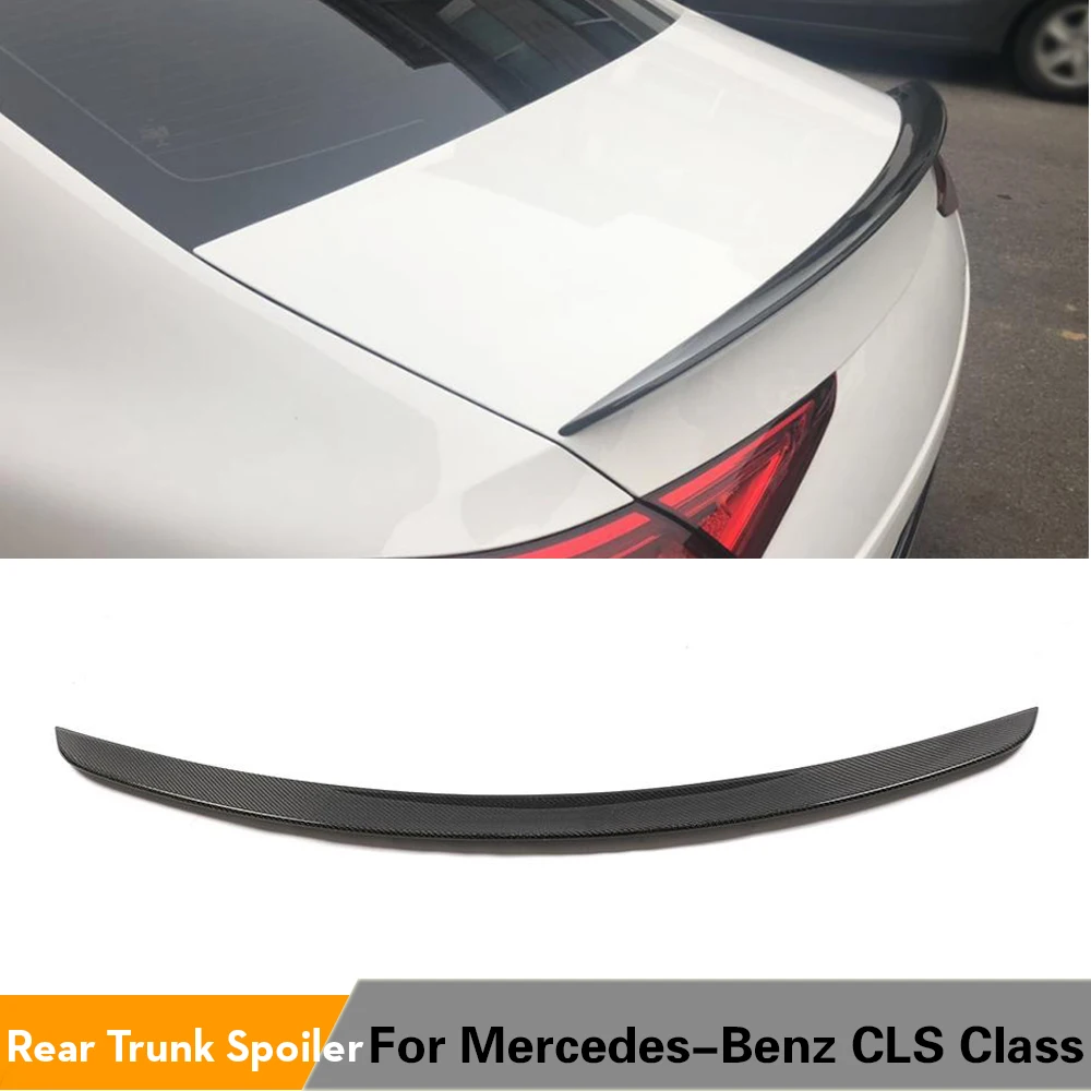 Задний спойлер из настоящего углеродного волокна для Mercedes Benz CLS Class CLS400 CLS550 CLS63 AMG S
