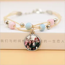 New Products BTS Bulletproof Boys Bracelet DIY Ceramic Bracelets Good Friend Gift