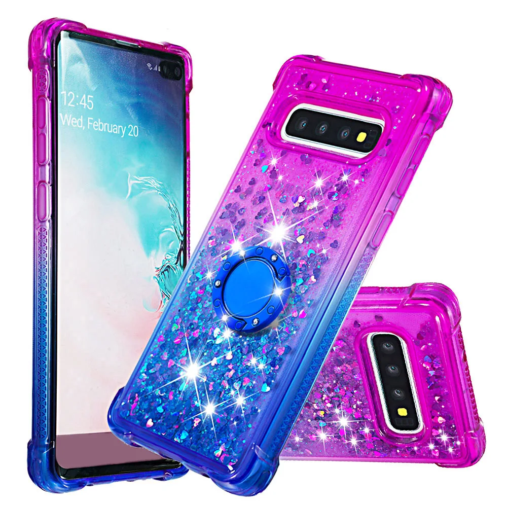 Роскошный градиентный чехол «зыбучие пески» для samsung Galaxy S10e S10 S9 S8 Plus Note 10 Pro J3 J7 J4 J6 Plus противоударный чехол