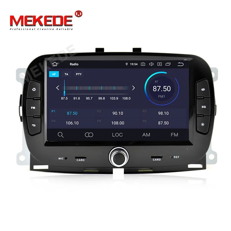 Авто-Радио сенсорный экран 8 ядерный 2din Android 9,0 автомобильный dvd-плеер для Fiat 500- Мультимедиа gps wifi Камера просмотра Зеркало Ссылка