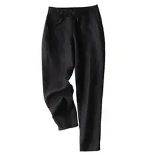 

Comfy Simple Casual Women Drawstring Trousers Female Trousers Elastic Waist Women Clothing