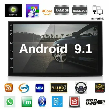 

Universal 2Din Android 9.1 Car Multimedia Player 7'' Car Radio Stereo Autoradio MP5 Player GPS Navigation Wifi Bluetooth FM