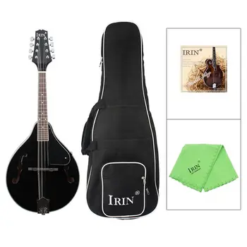 

IRIN Sunburst 8-String Basswood Mandolin Musical Instrument with Rosewood Steel String Mandolin Stringed Instrument Adjustable B